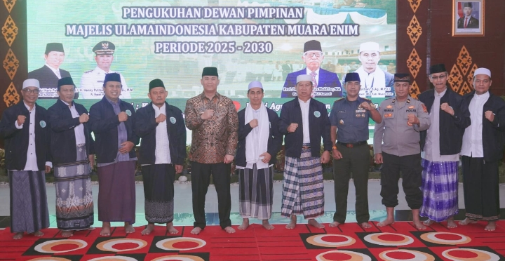 Solihan Nahkodai MUI Muara Enim Periode 2025-2030