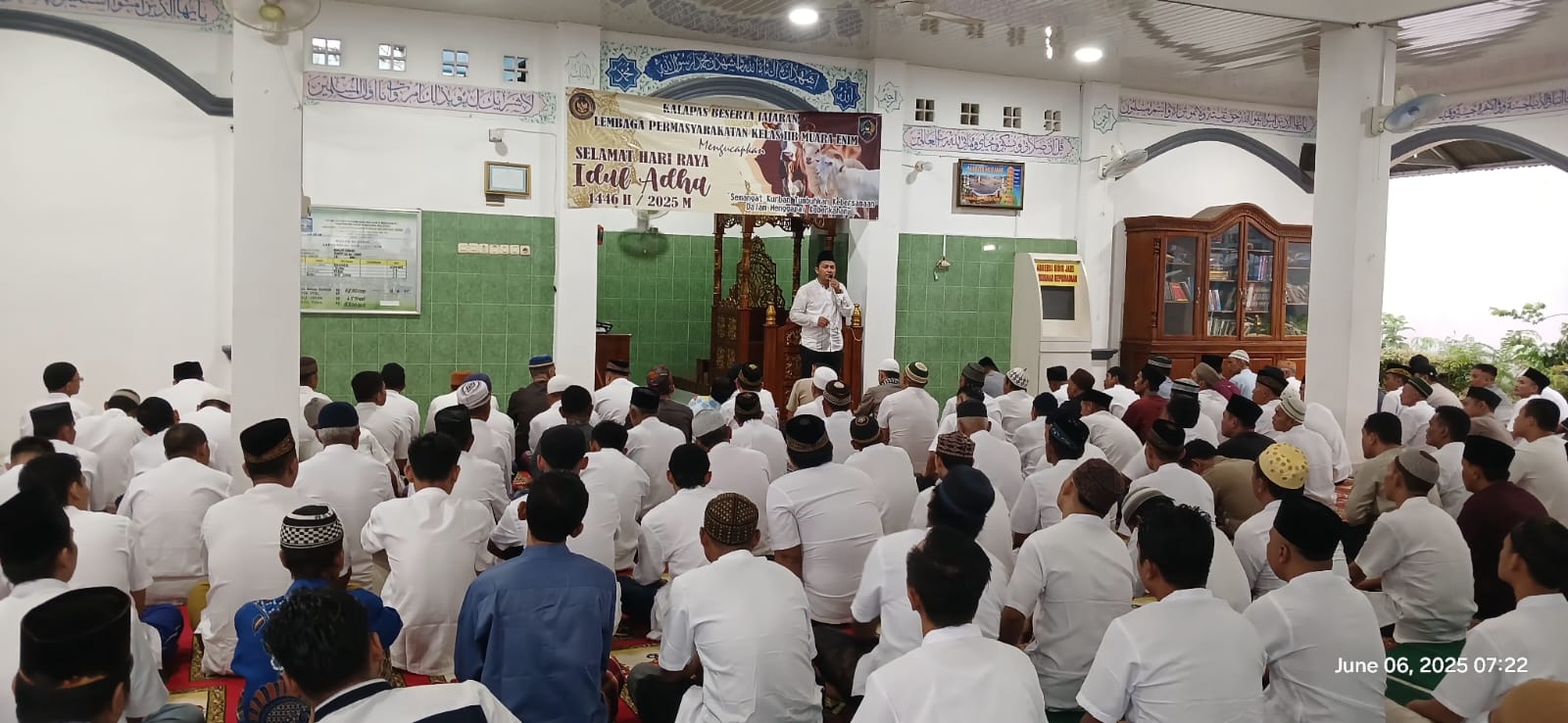 Lapas Kelas IIB Muara Enim Gelar Salat Idul Adha 1446 Hijrah