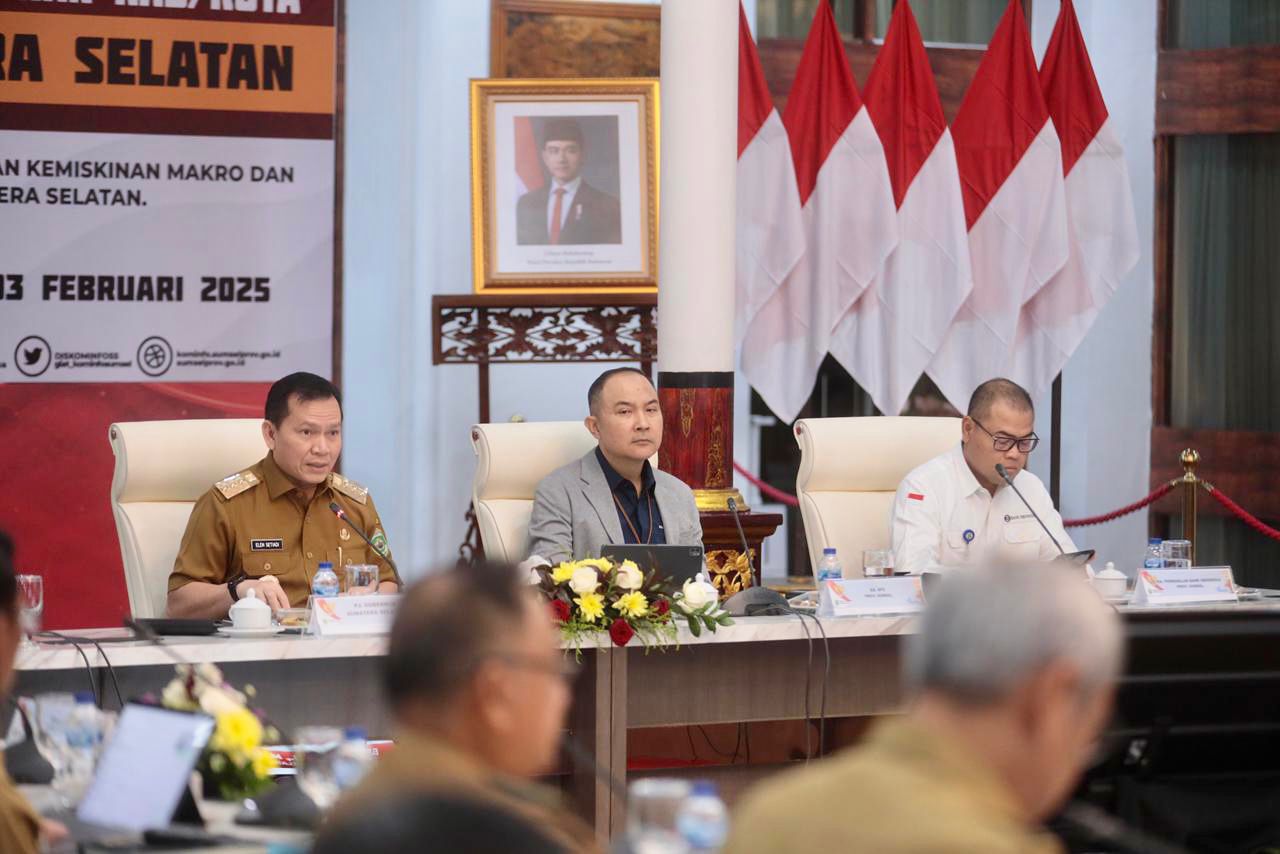 Pj Gubernur Harapkan Kabupaten/Kota se-Sumsel Sinergi Sukseskan Program Pengentasan Kemiskinan