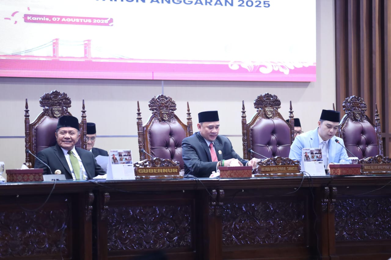 3 Perda Baru Ditetapkan, DPRD dan Pemprov Sumsel Perkuat Arah Pembangunan