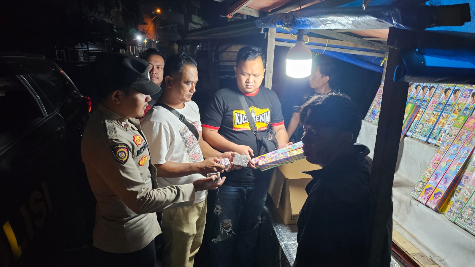 Jaga Kondusifitas Ramadan, Pedagang Petasan Ditertibkan