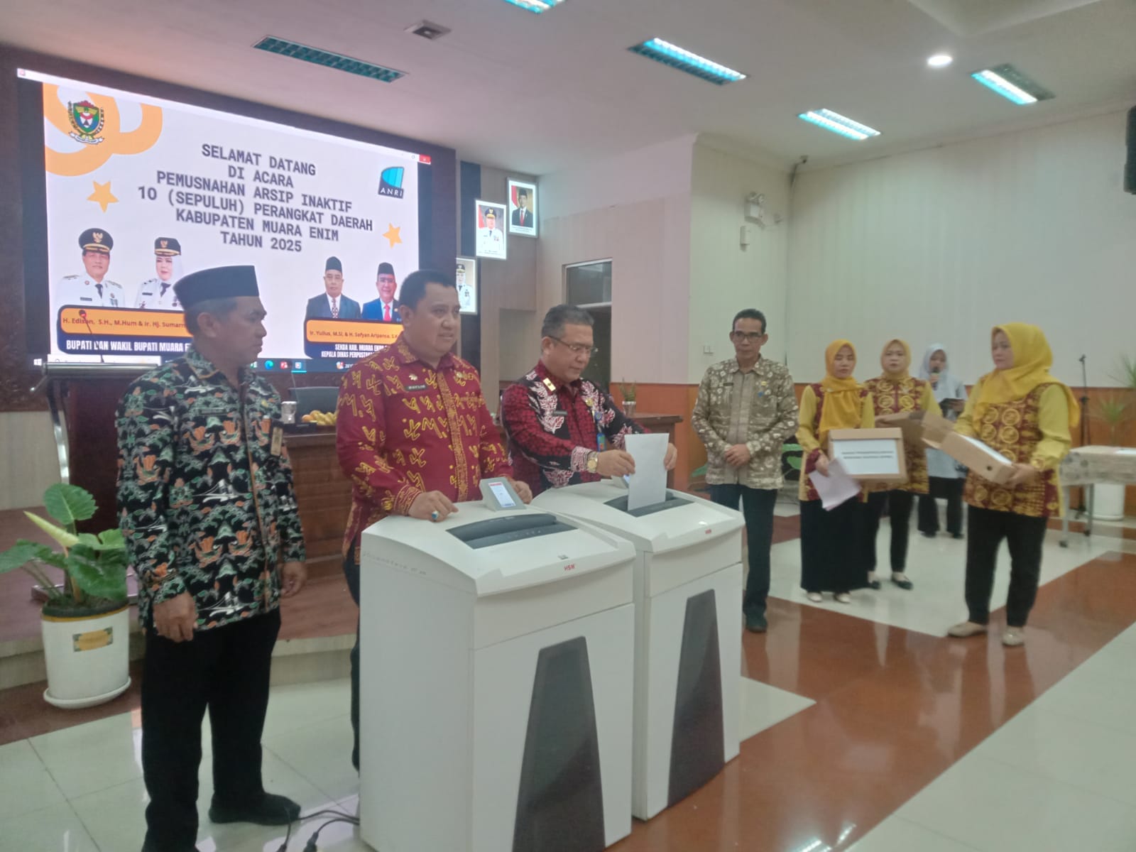 Pemkab Muara Enim Musnahkan Arsip Retensi di Bawah 10 Tahun