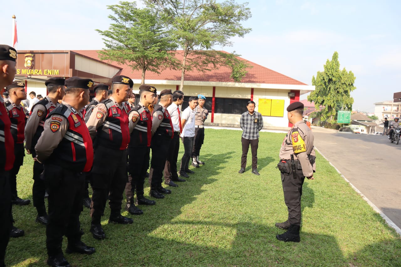 Polres Muara Enim Siap Amankan Debat Terbuka Pasangan Calon Bupati dan Wakil Bupati