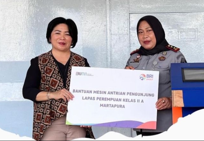 BRI Dukung Peningkatan Layanan Lapas Perempuan Martapura dengan Adopsi Teknologi Modern