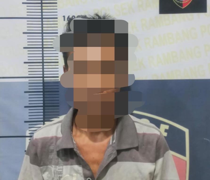Curi TV, Pria Paruh Baya di Muara Enim Ini Ditangkap Polisi