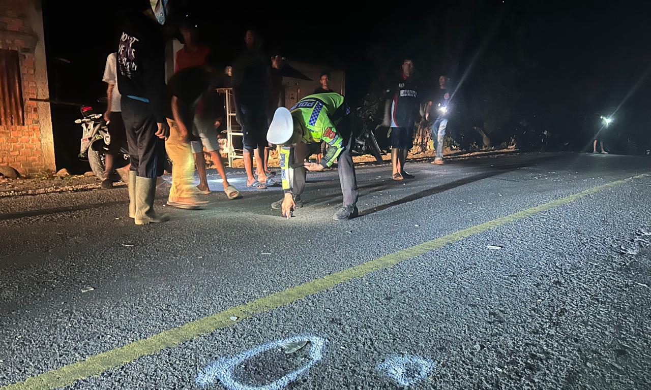 Kecelakaan Sepeda Motor Byson vs Toyota Kijang di Muara Enim, 1 Orang Tewas di TKP