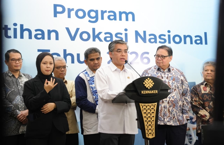 Buruan Daftar! Kemnaker Siapkan 20.000 Kuota Pelatihan Vokasi Nasional 2026 Batch 1