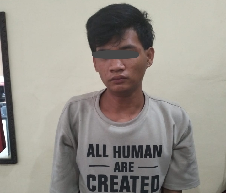 Viral Curi Besi Taman Serasan Sekudang, Pelaku Dicokok Team Rajawali Satreskrim Polres Muara Enim