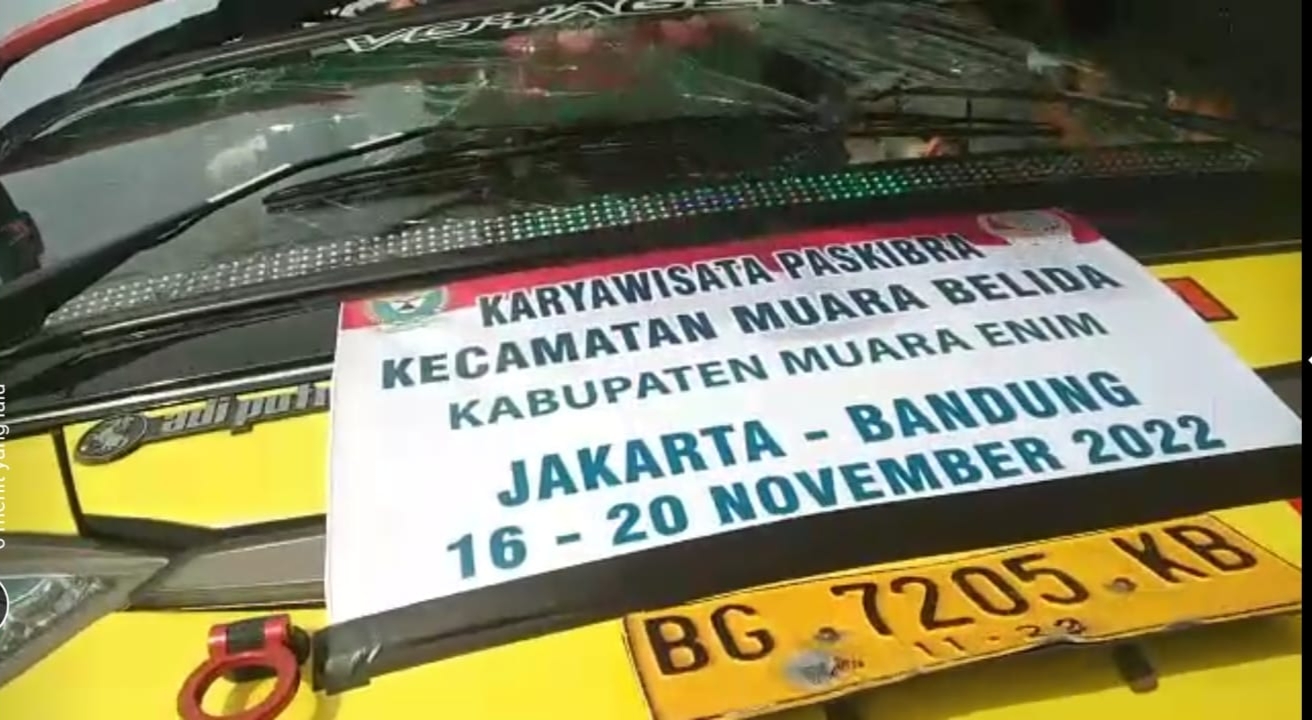 Bus Paskibra Kecamatan Muara Belida Mengalami Kecelakaan di Tol Palembang