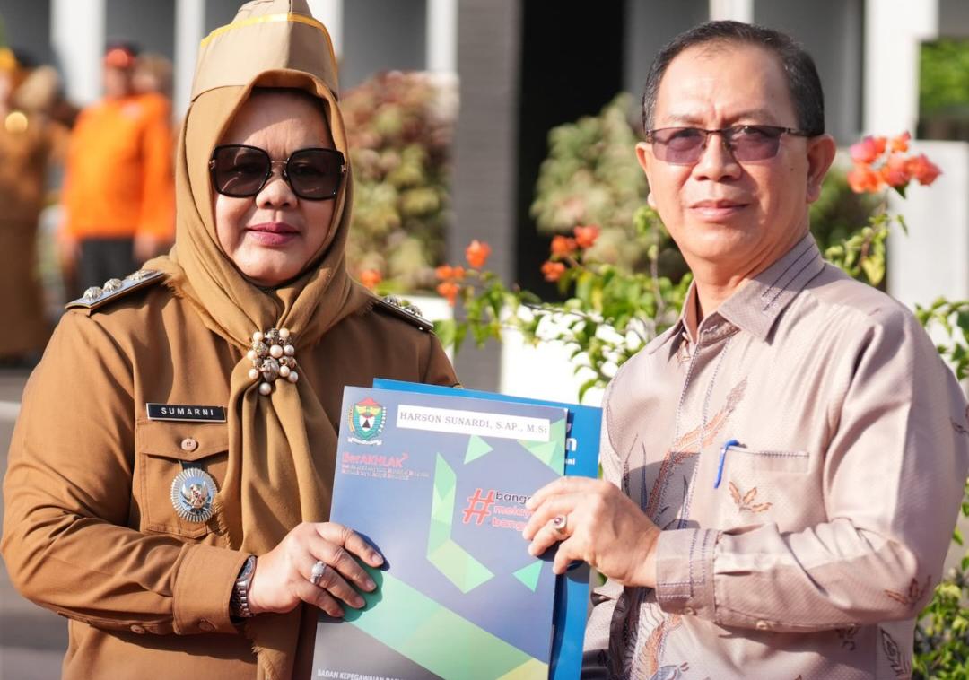 38 Tahun Mengabdi, Kepala BKPSDM Muara Enim Purnabakti
