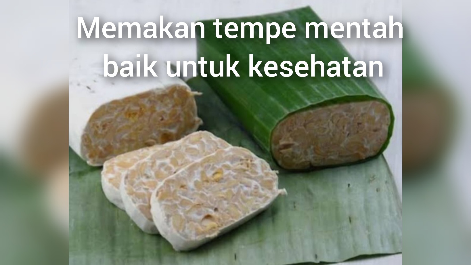 Ternyata Memakan Tempe Mentah Bisa Mendatangkan Khasiat Baik Pada Tubuh, ini Manfaatnya