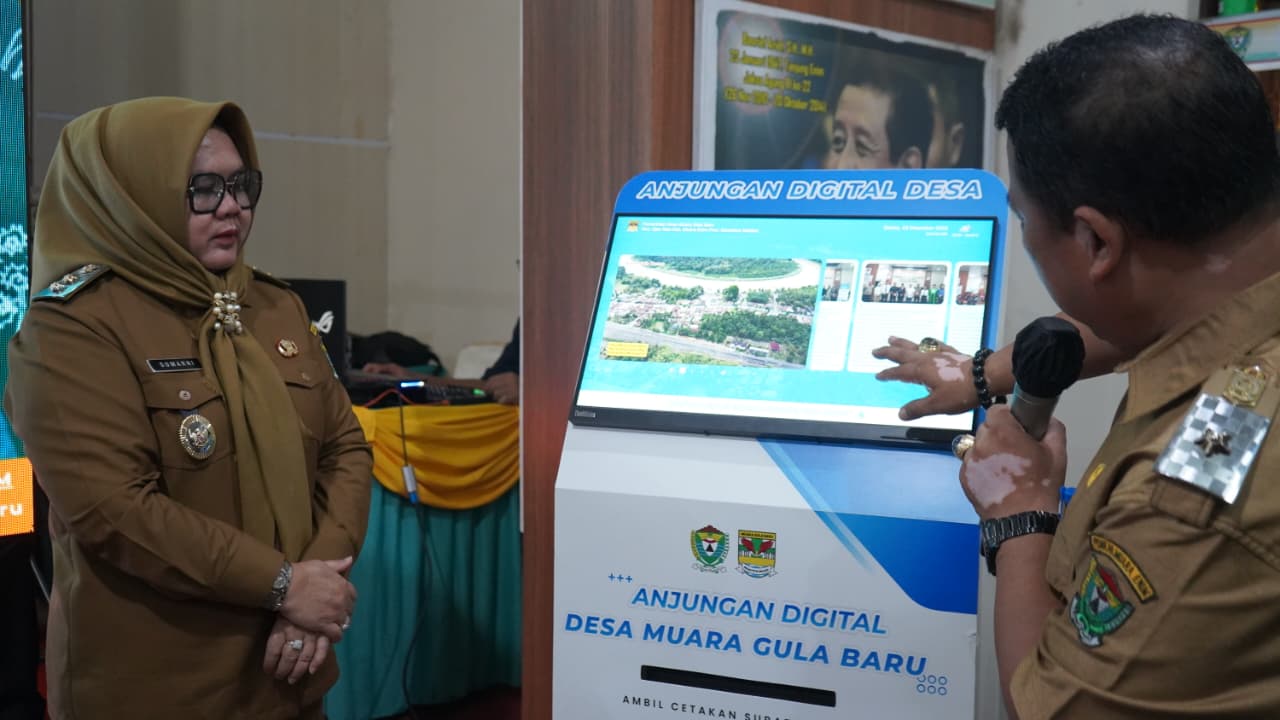 Wabup Sumarni Luncurkan Anjungan Digital Desa Beragi MEMBARA