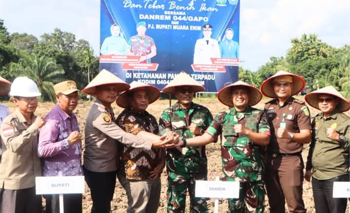 Kolaborasi Bersama TNI, Pemkab Muara Enim Dukung Penuh Program Makan Bergizi Gratis