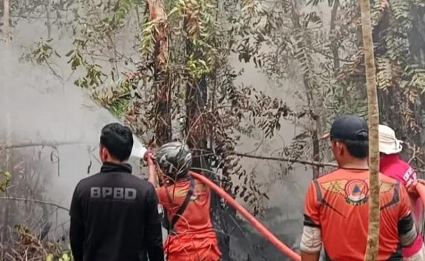 Karhutla Capai 60 Hektare, Suplai 9.000 Liter Air Dikerahkan