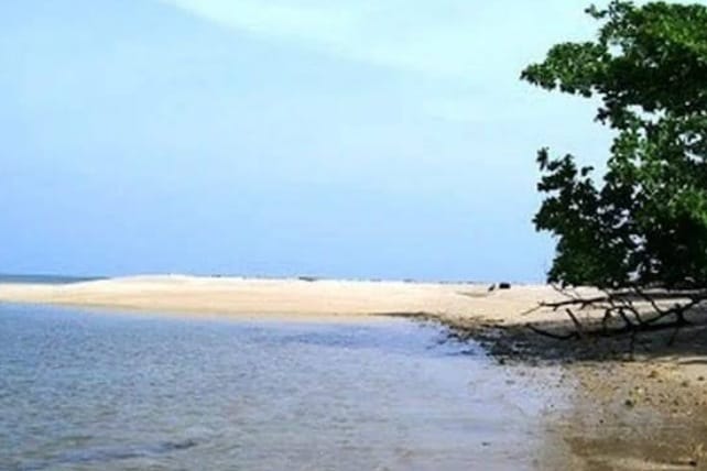 Surga Tersembunyi di Sumsel Berupa Pantai yang Dikelilingi Hutan Bakau, Pasir Putih Halus dan Air Jernih