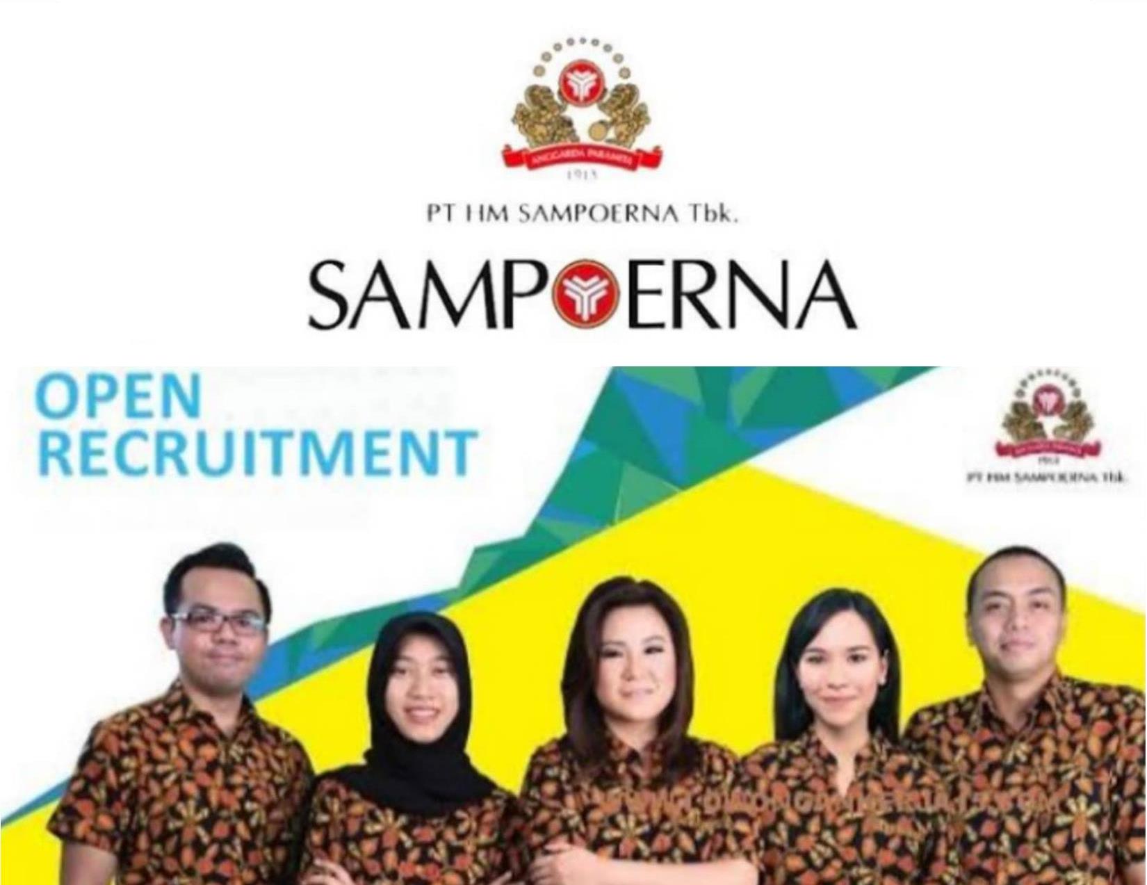 Siap-siap! PT HM Sampoerna Tbk Buka Lowongan Kerja untuk Ditempatkan di 20 Daerah Ini