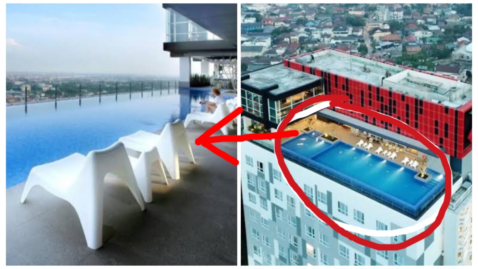 Nginap di Hotel Tertinggi di Palembang, Berasa Tidur dan Berenang di Atas Awan, Lantai 25 Panorama Indah