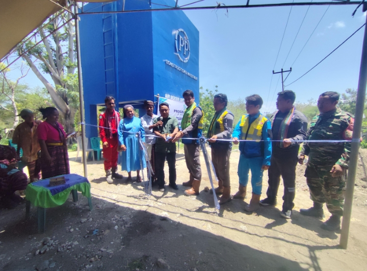 Laksanakan Program TJSL, PTPP Mendukung Program Air Bersih di Kupang NTT