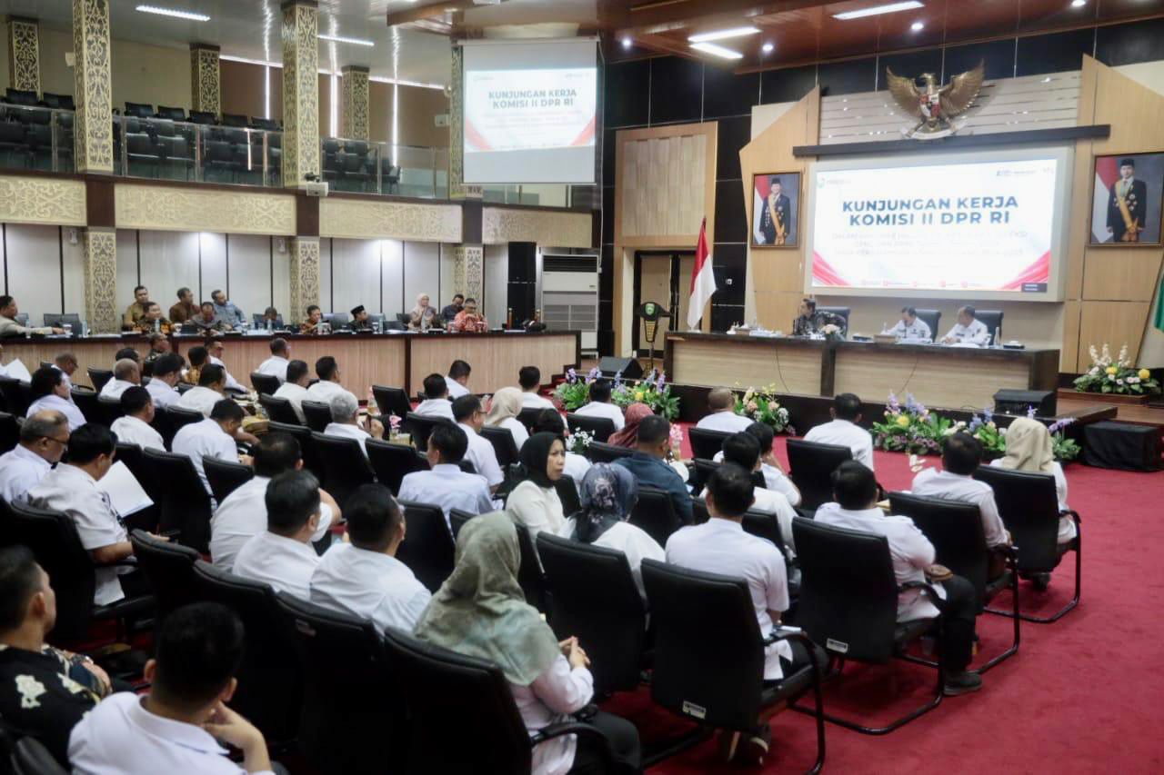 Pemprov Sumsel dan Komisi II DPR RI Evaluasi Pelaksanaan Seleksi CPNS dan PPPK Tahap 1 Tahun 2024