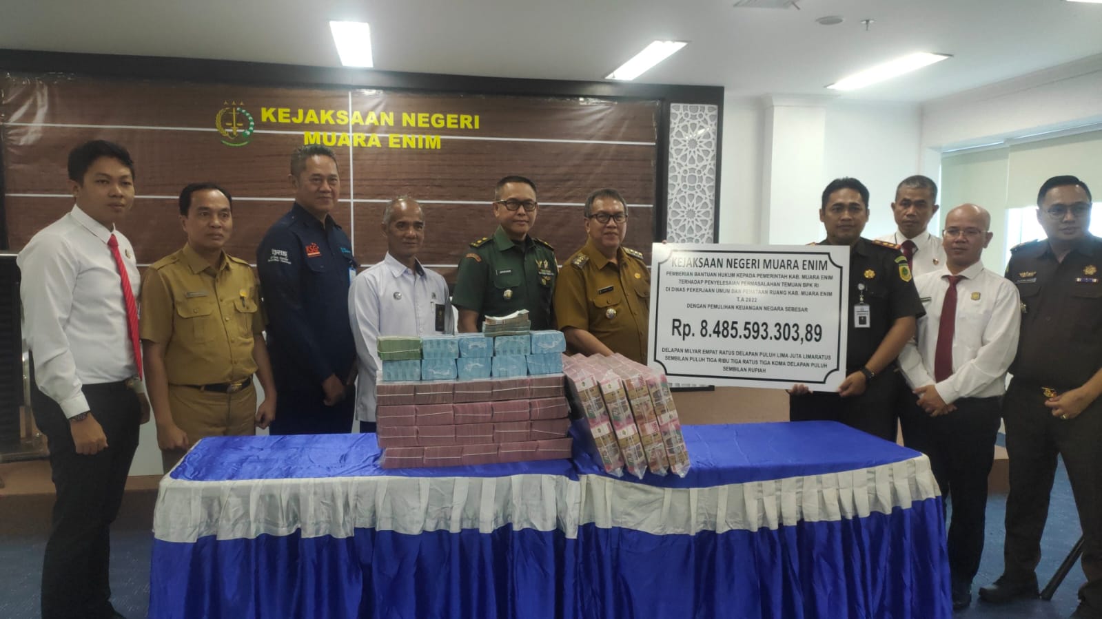 Kejari Muara Enim Selamatkan Uang Negara Rp8,4 Miliar