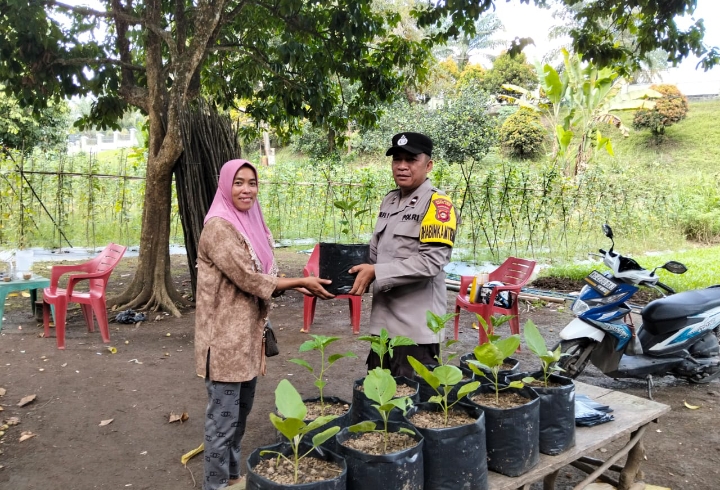 Polres Muara Enim Dukung Program Asta Cita melalui Perkarangan Pangan Bergizi