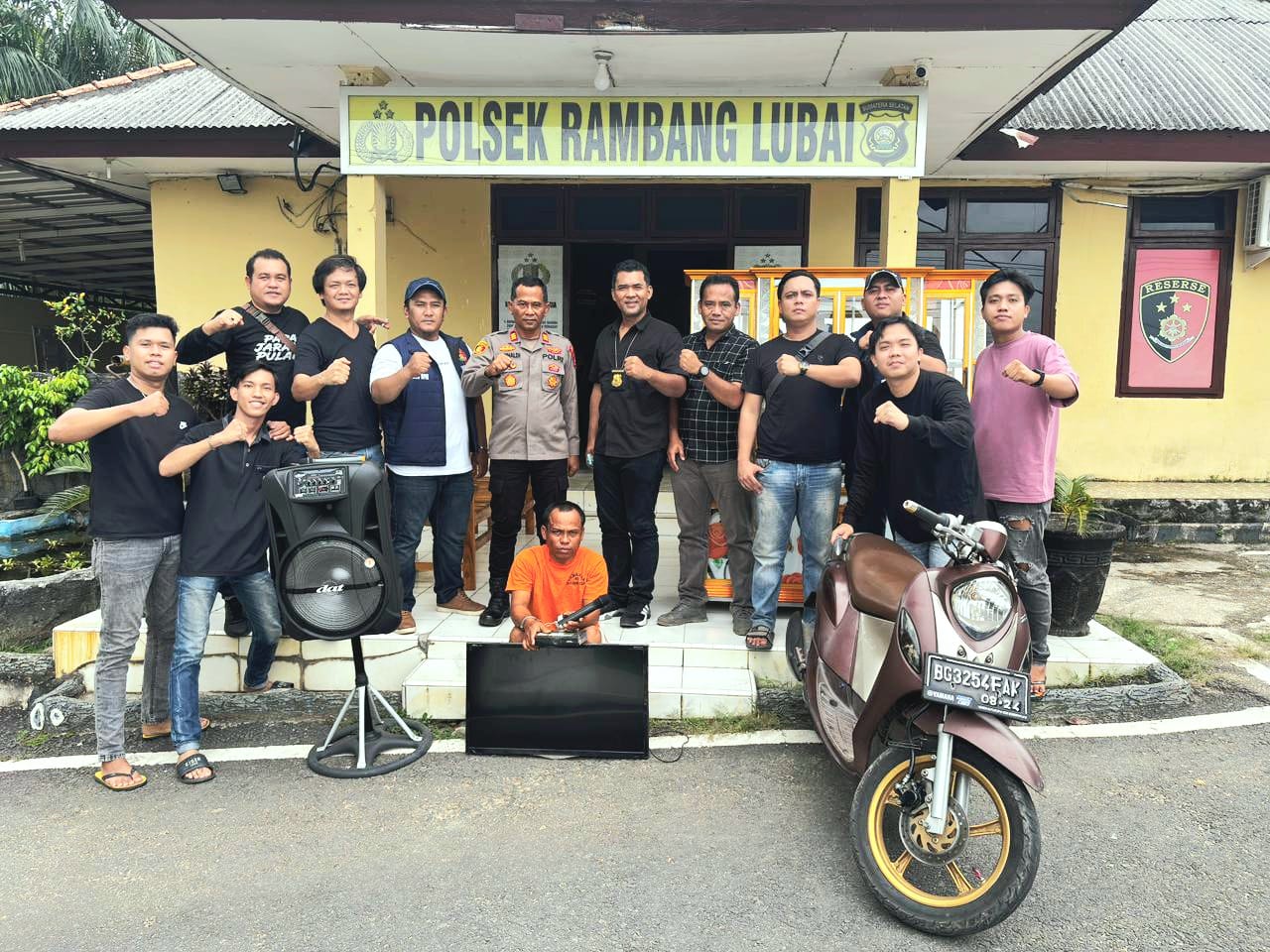 Curi Uang Rp100 Juta, Ayah Bersama Anak Dibekuk Tim Elang Polsek Rambang Lubai