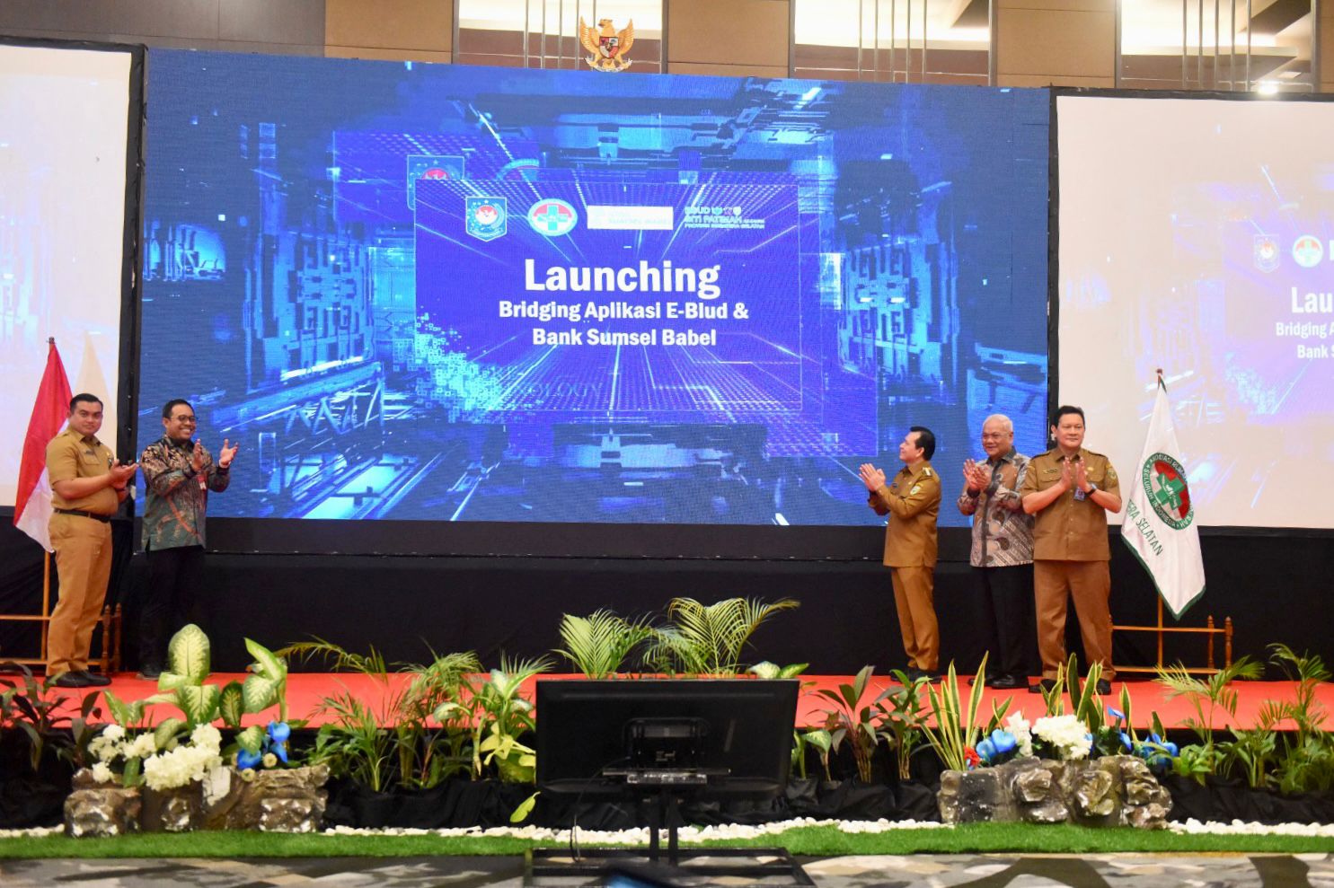 Pj Gubernur Sumsel Launching Aplikasi Pengelolaan Keuangan BLUD Berbasis Sistem Informasi Terintegrasi