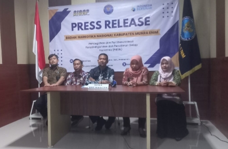 BNN Kabupaten Muara Enim Rehabilitasi 25 Orang Pecandu Narkotika