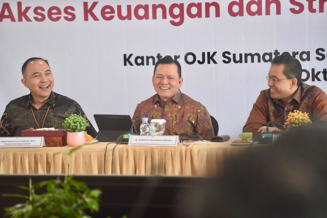 Pj Gubernur Bersama Kepala OJK Hadiri FGD Pengembangan Kopi Sumsel