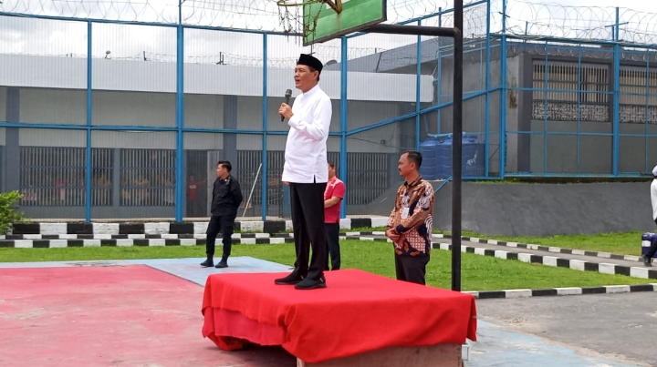 Bupati Edison Motivasi Warga Binaan Lapas Kelas IIB Muara Enim