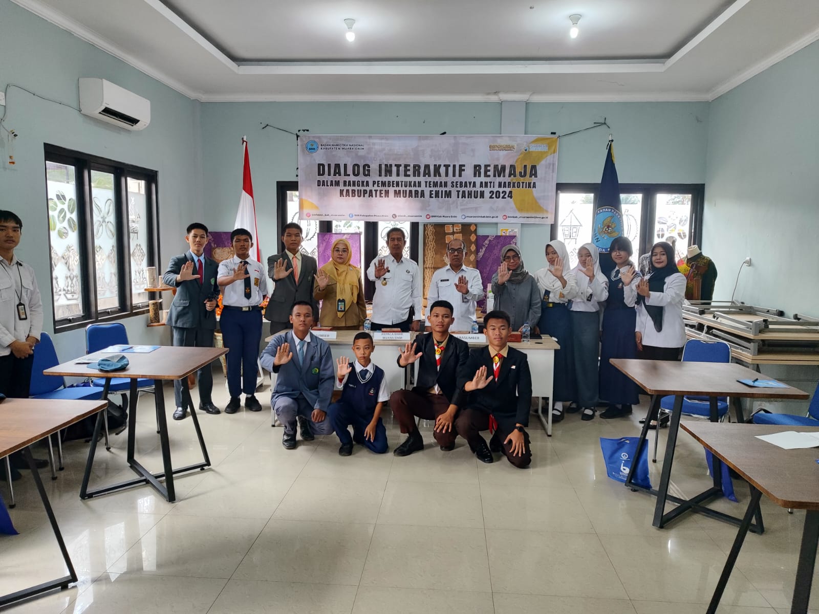 BNN Muara Enim Gelar Dialog Interaktif Remaja Anti Narkoba