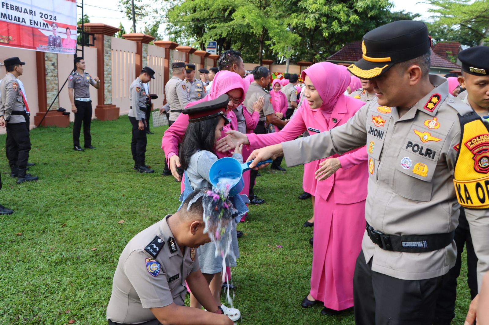 Selamat! 42 Personel Polres Muara Enim Naik Pangkat