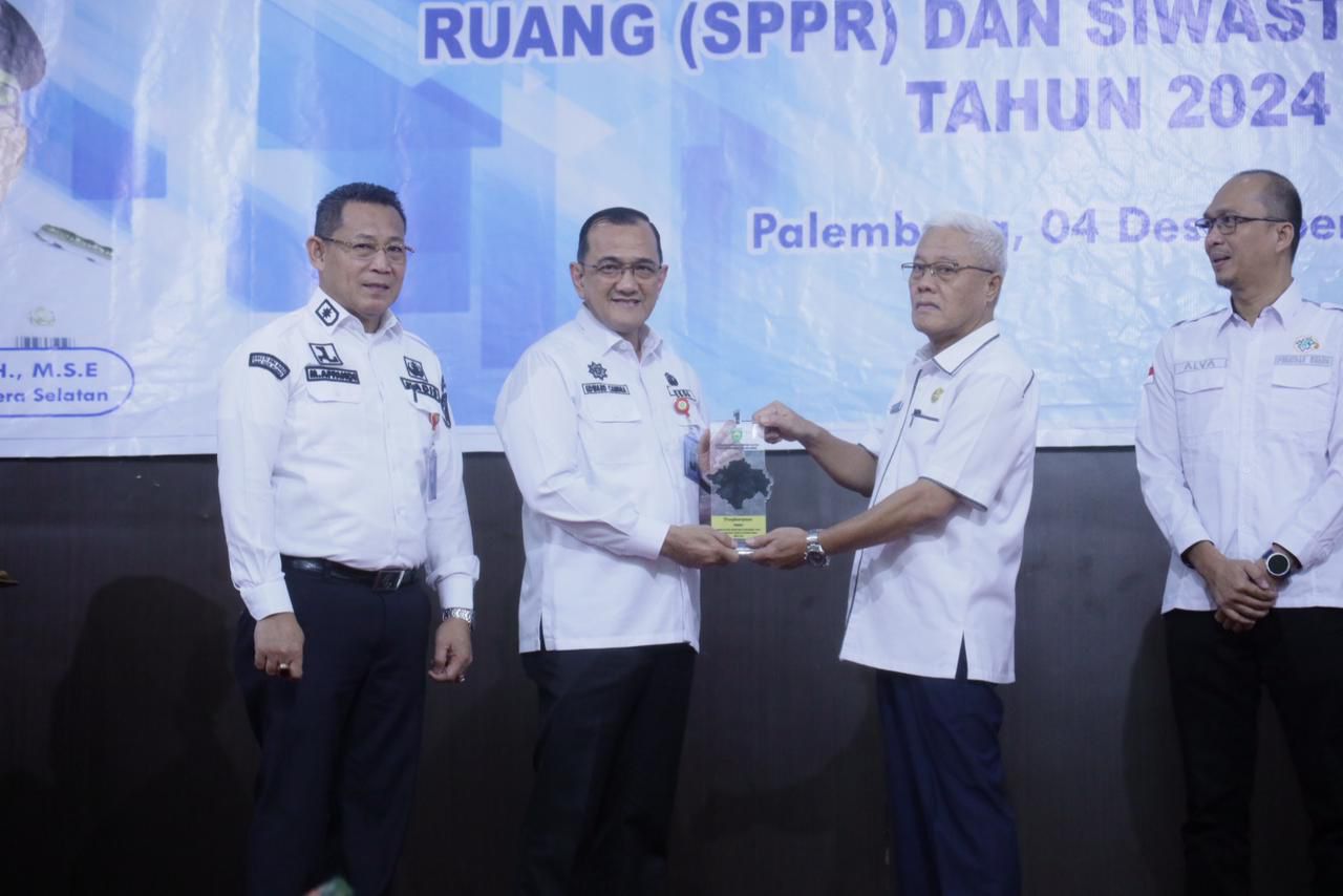 Sekda Buka Rakor Forum Penataan Tata Ruang dan Siswastek Tingkat Provinsi Sumsel