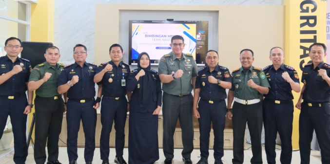 Bea Cukai dan TNI AD Perkuat Sinergi Bangun Negeri