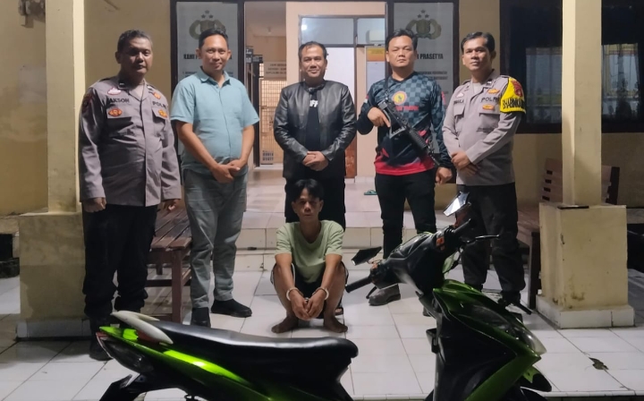 Tim Elang Polsek Rambang Lubai Ringkus Pelaku Pencurian Sepeda Motor