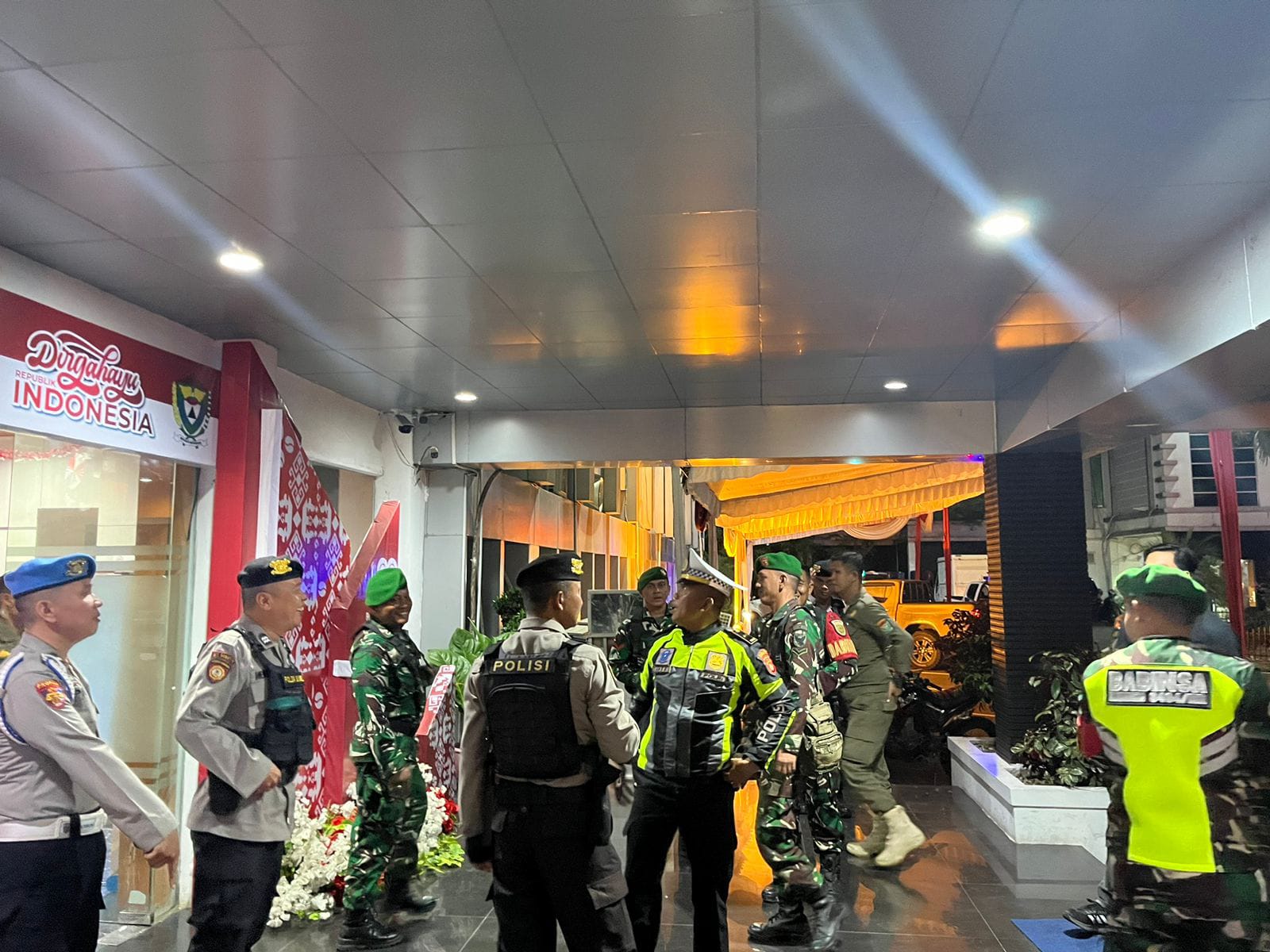 Patroli Gabungan Garda Pengaman Kota Muara Enim