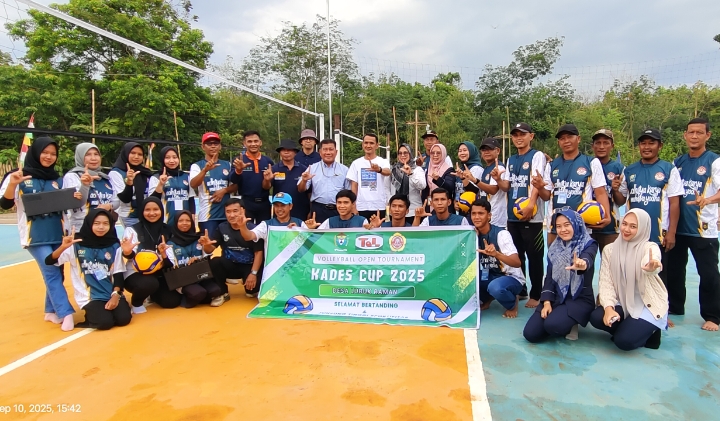 Turnamen Voli 'Kades Cup 2025' Lubuk Raman