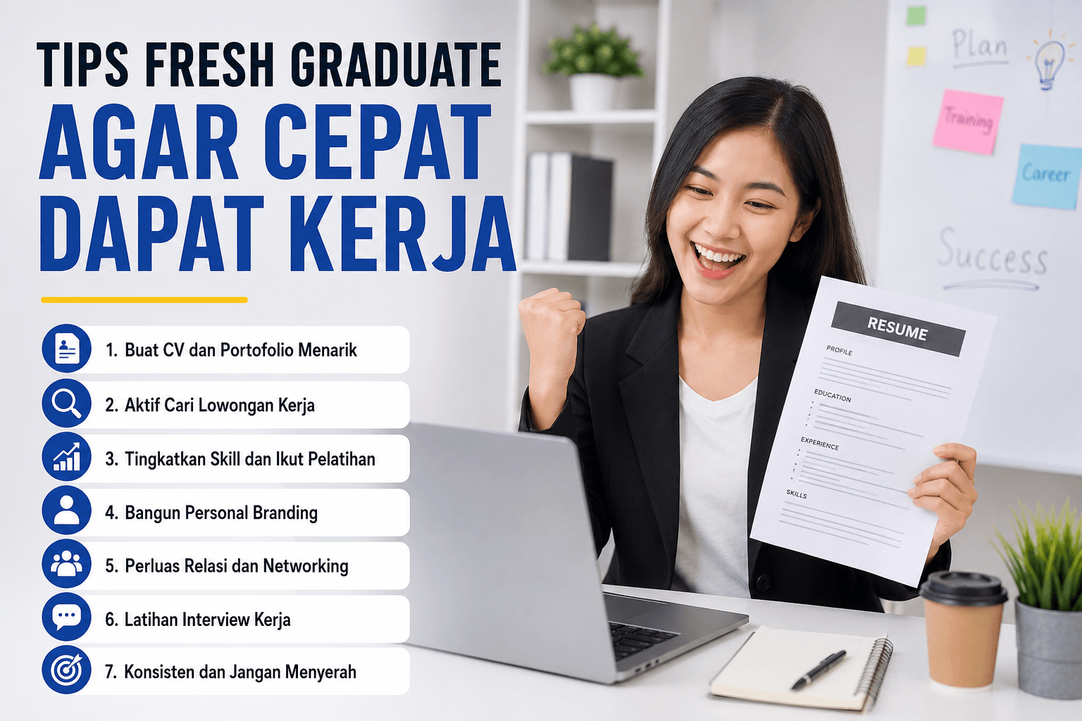 Jangan Hanya Andalkan IPK, Ini Tips Fresh Graduate Agar Cepat Dapat Kerja