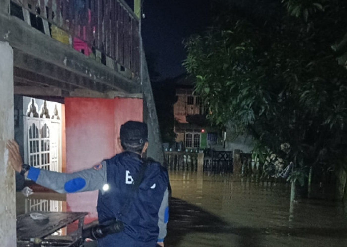 Puluhan Rumah di Tanjung Enim Kembali Terendam Banjir