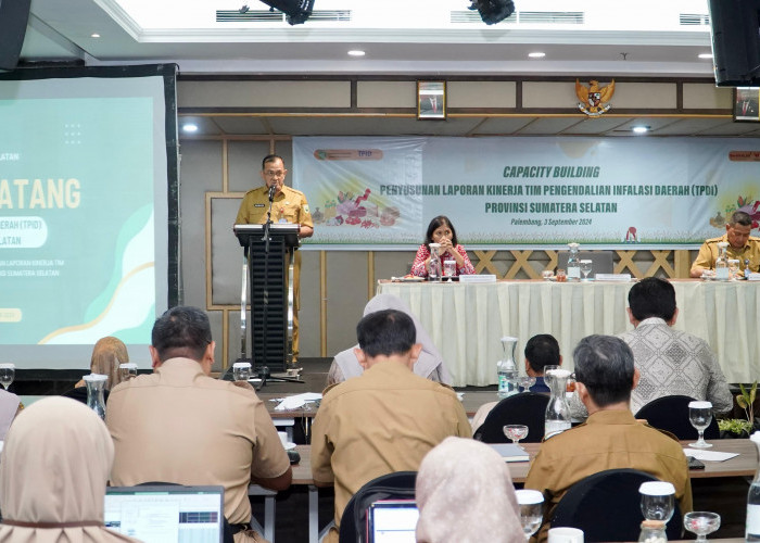 Sekda Buka Capacity Building Penyusunan Pelaporan Kinerja TPID Sumsel