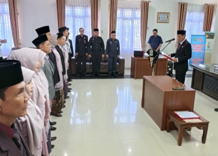 Bupati Muara Enim Lantik 9 Pejabat Fungsional dan Resmikan 3 CPNS