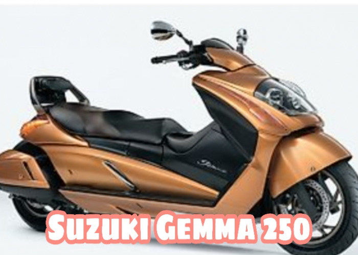 Mirip Jetski, Ini Spesifikasi Skutik Suzuki Gemma 250, Performanya Mirip Yamaha XMAX Lho