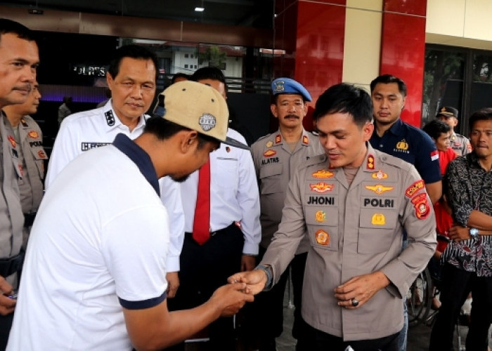 Polres Muara Enim Serahkan Sepeda Motor Hasil Pengungkapan Kasus Curanmor