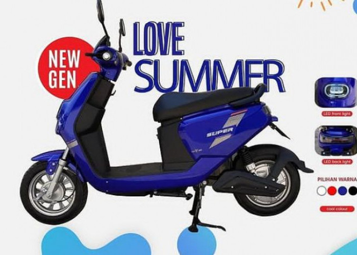 Desainnya Futuristik dan Trendy! Sepeda Motor Listrik Uwinfly Love Summer Dibanderol Kurang dari Rp9 Jutaan