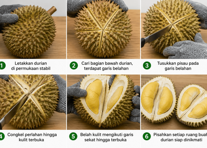 Anti Tangan Terluka! Begini Cara Membuka Durian dengan Aman dan Mudah