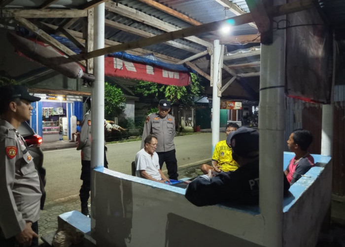 Lagi, Anggota Polsek Lawang Kidul Gencarkan Patroli Dialogis Jelang Ramadan