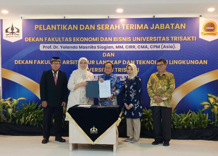 Prof. Dr. Yolanda Masnita Kembali Jabat Dekan Fakultas Ekonomi dan Bisnis Universitas Trisakti