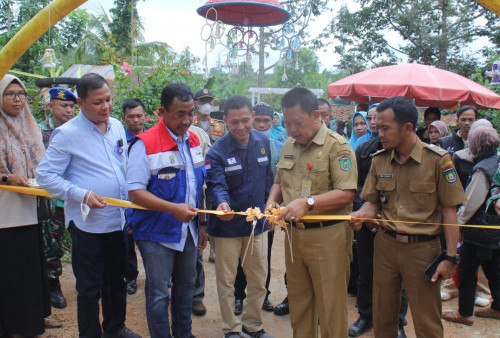 SKK Migas - Pertamina EP Limau Field Resmikan Program Bank Sampah dan MAS PEPI di Karya Mulya Prabumulih