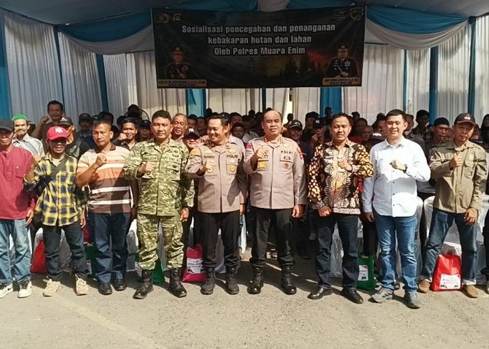 Waspadai Hotspot Meningkat, Polsek Lawang Kidul Gelar Sosalisasi Karhutla