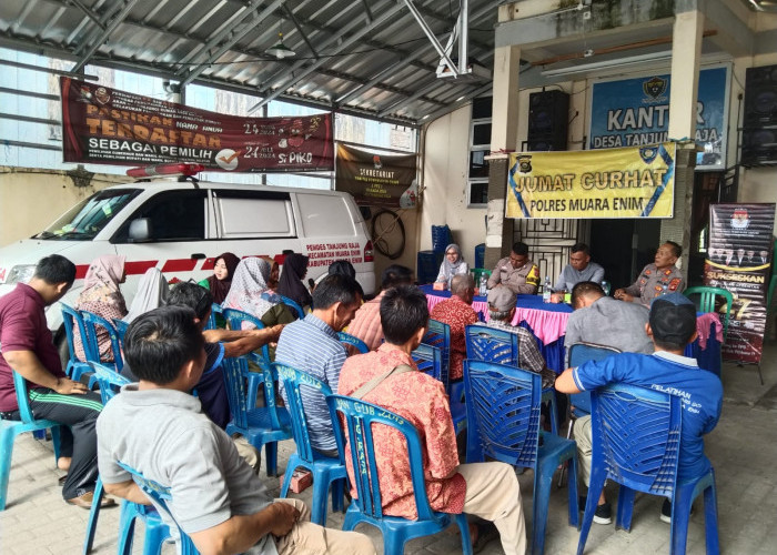 Jumat Curhat, Warga Desa Karang Raja Keluhkan Zebra Cross Pudar